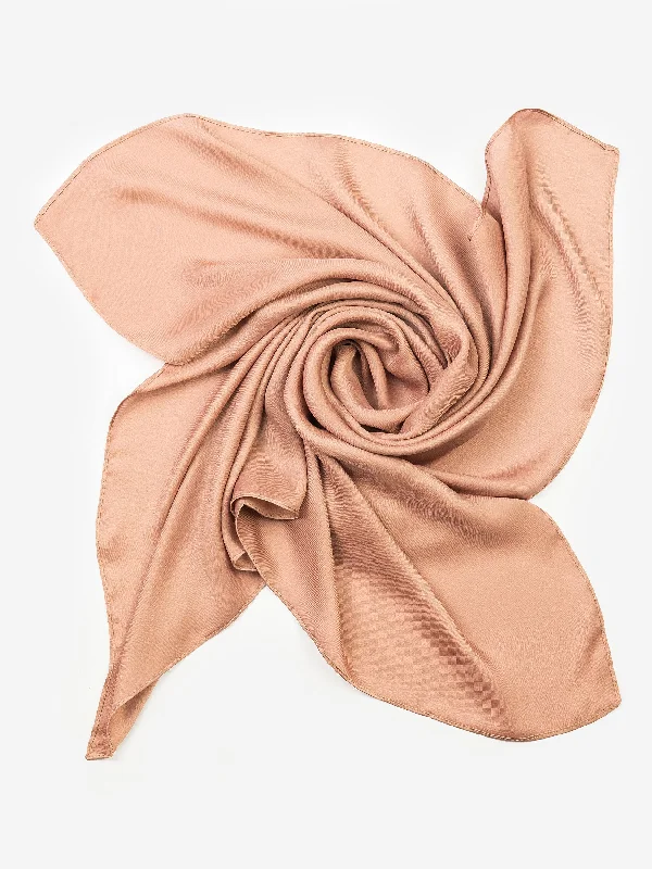 Shawls with delicate tones-Dyed Silk Mini Scarf