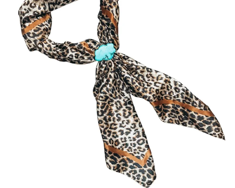 Scarves for photo shoots -Women's Wild Rag In Leopard