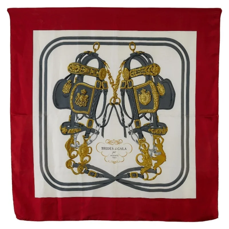 Scarves for shore outings -Hermes  Color  Silk Scarf (Pre-Owned)