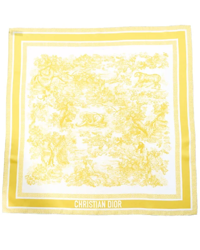 Scarves for wild adventures -Dior Diorviera Toile De Jouy Soleil Scarf