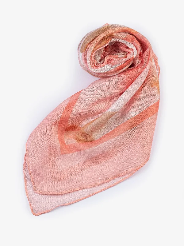 Shawls with bold designs-Printed Viscose Scarf