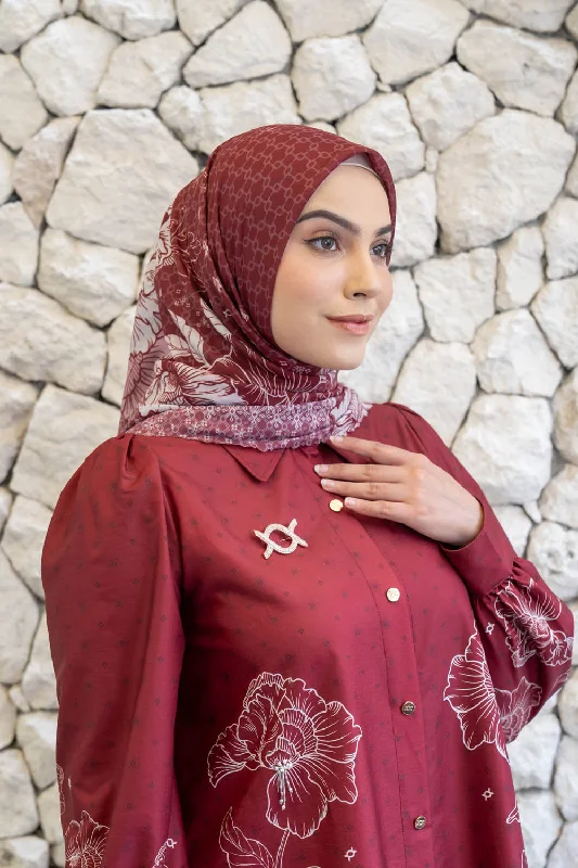 Neck Scarves gorgeous-Leysha Scarf Red Delight