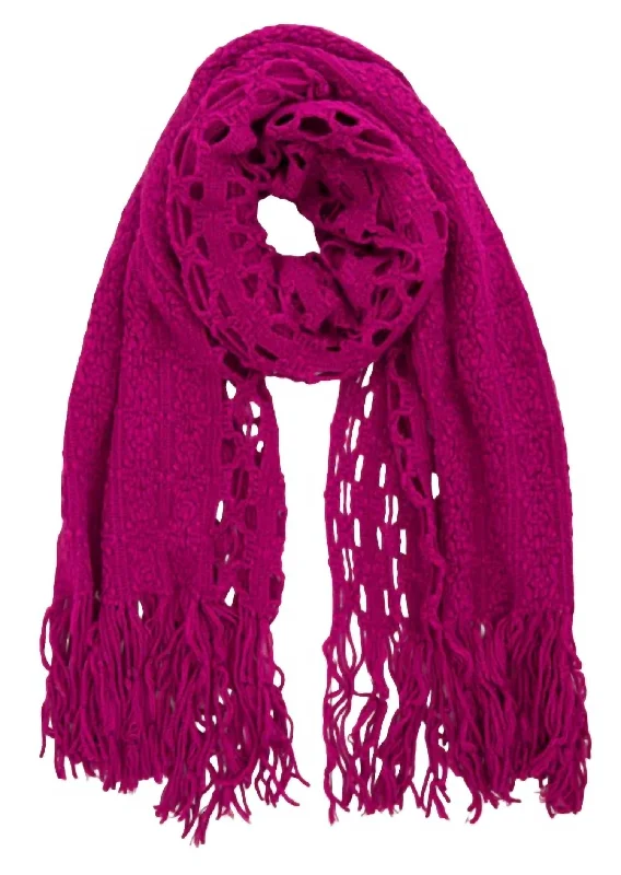 Scarves for snowy days -Women's So Soft Scarf In Magenta