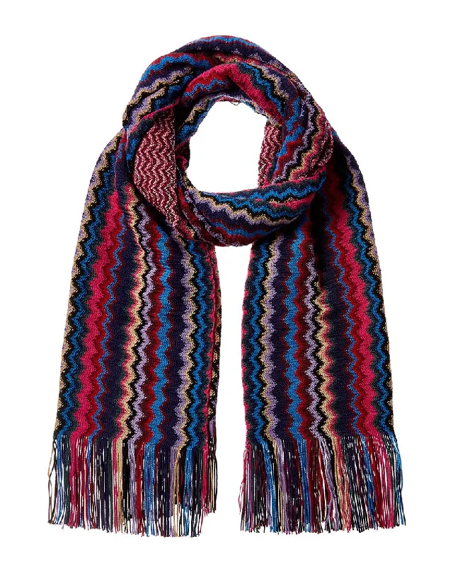 Scarves with nautical prints -Missoni Wool-Blend Scarf