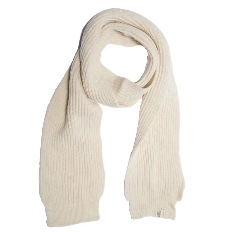 Scarves for striking looks -Laurent Rib Scarf In White