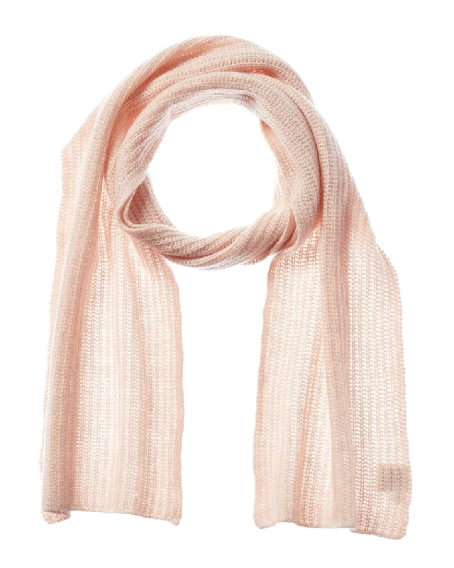 Scarves for simple wardrobes -Portolano Racking Stitch Cashmere Scarf