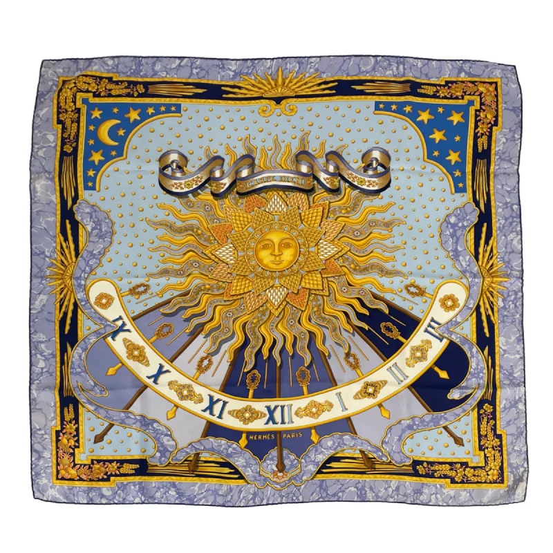 Scarves for holiday travel -Hermes  Silk Scarf (Pre-Owned)