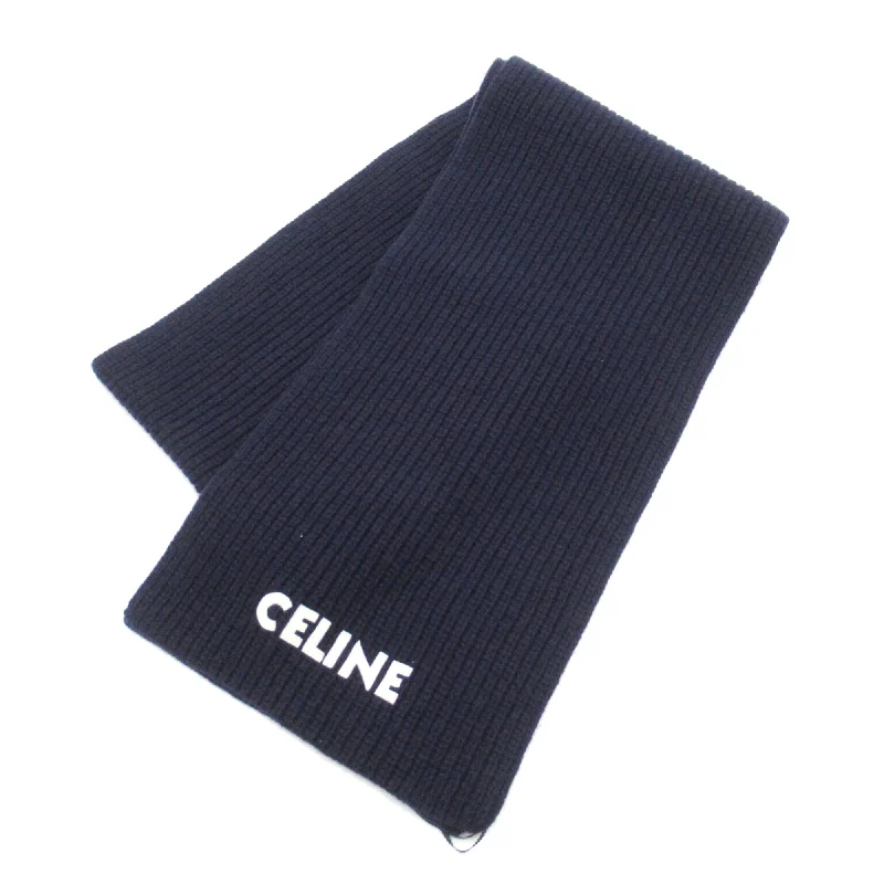 Scarves with fringe trims -Celine  Wool Scarf