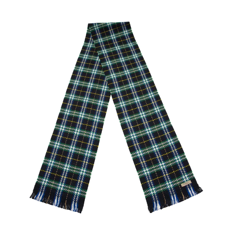 Scarves for cozy outfits -Burberry Wool Check Scarf