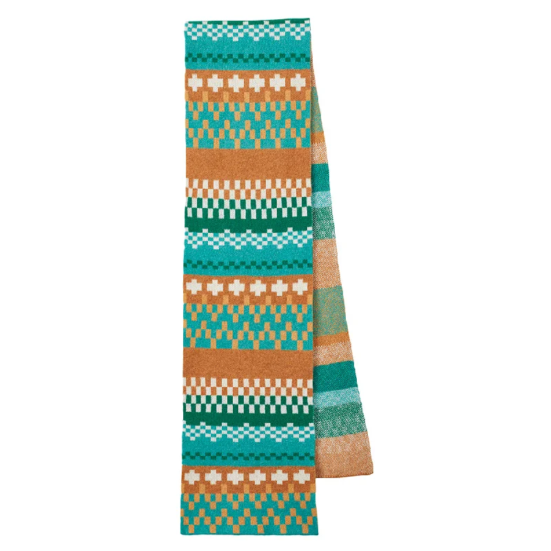 Scarves for daily outfits -Big Stitch Scarf - Shamrock