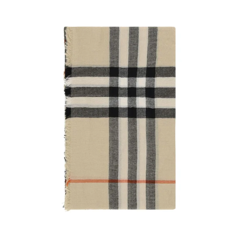 Mens Scarf Earth-Tone-Burberry Men's Scarf