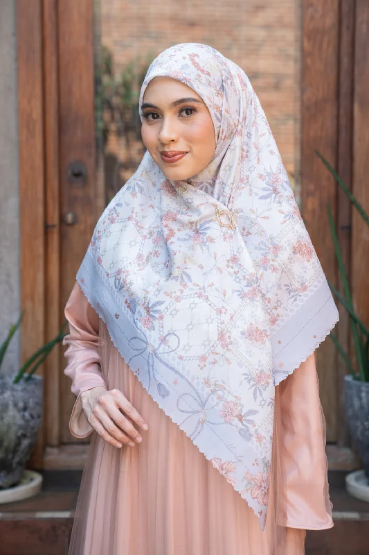 Neck Scarves wedding-Jennia Scarf Syar'i Moonlit Grey