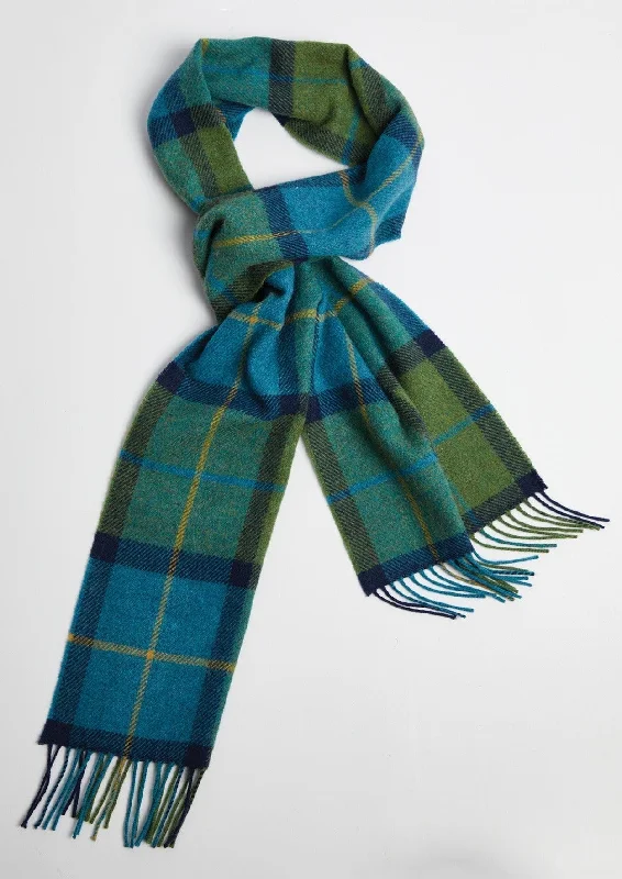 Scarves for chic travelers -Foxford Lambswool Scarf | Shannon Check