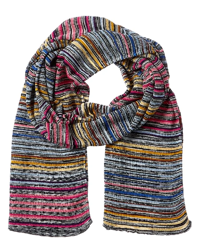 Scarves with geometric shapes -Missoni Wool-Blend Scarf