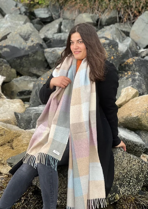 Scarves in natural tones -Mcnutt Pashmina Wrap | Coastal Block