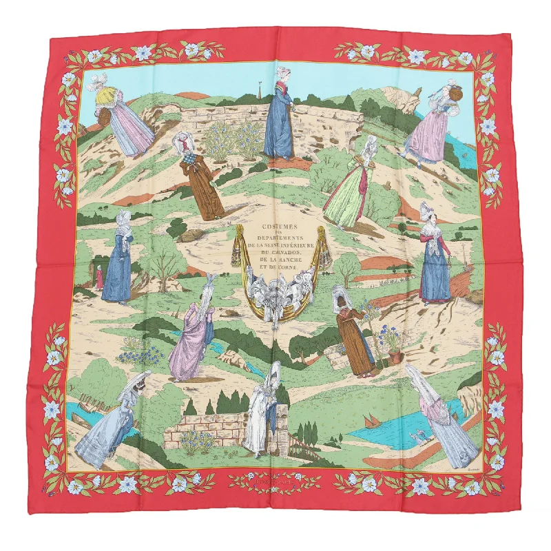 Scarves for winter -Hermes   Color Silk Scarf (Pre-Owned)