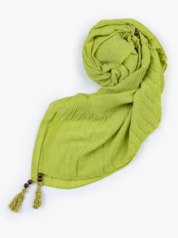 Shawls with silk patterns-Dyed Chiffon  Scarf