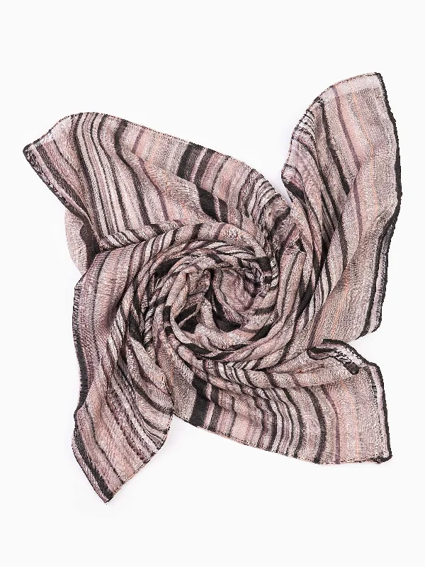 Shawls for holiday warmth-Printed Viscose Scarf