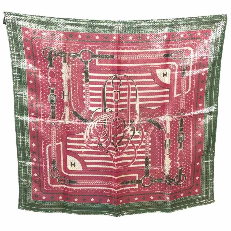 Scarves with fresh twists -Hermes pink  pink Silk Scarf (Pre-Owned)