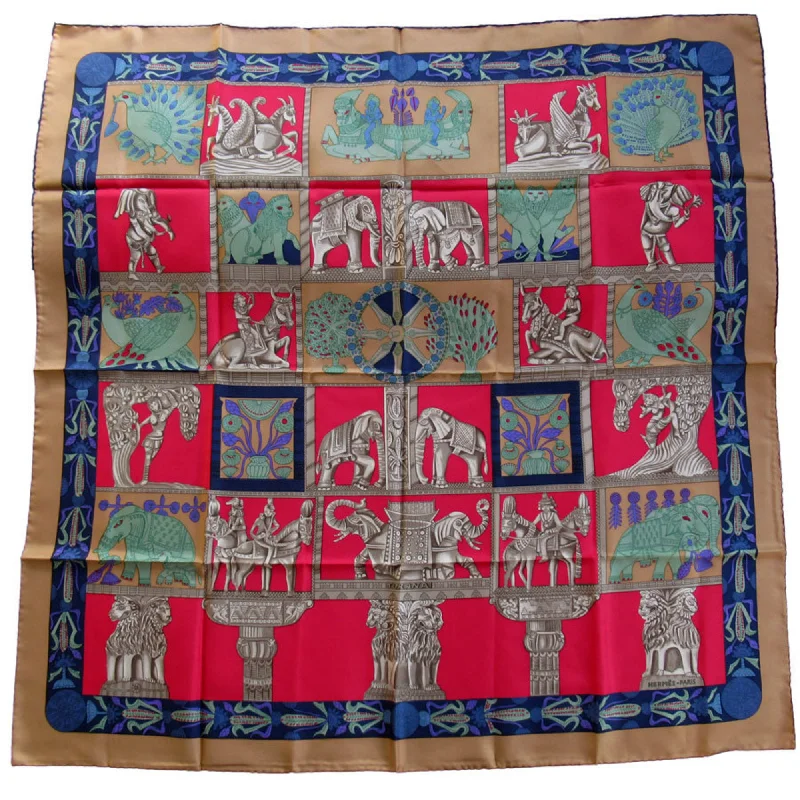 Scarves in rich colors -Hermes  Silk Scarf (Pre-Owned)