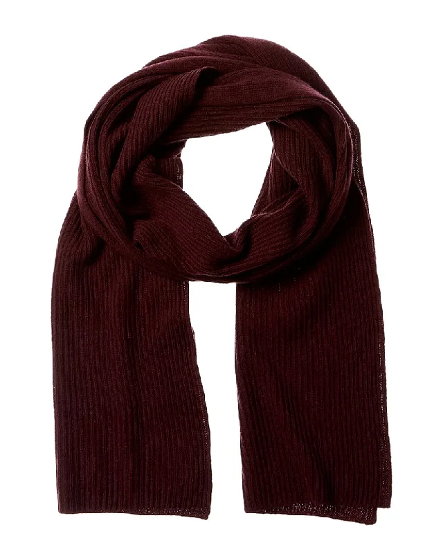 Scarves for costume parties -Hannah Rose Ribbed Cashmere Scarf