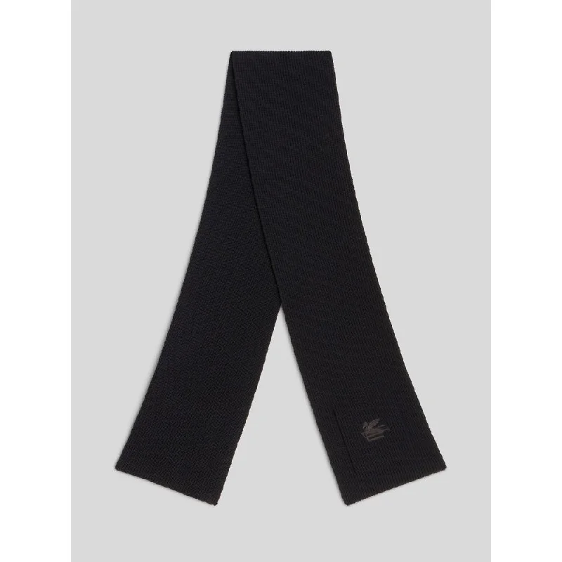 Scarves for wedding parties -KNITTED SCARF WITH LOGO