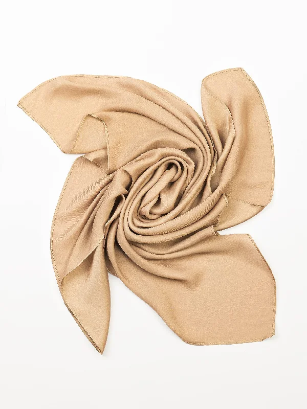 Shawls for weekend tones-Dyed Silk Mini Scarf