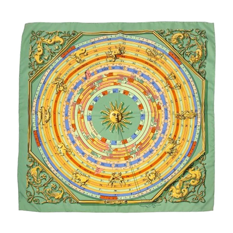 Scarves in loud patterns -Hermes   Silk Scarf (Pre-Owned)