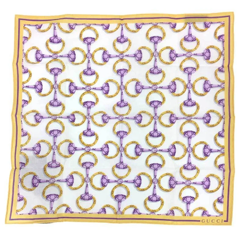 Scarves with graceful drapes -Gucci   yellow Cotton Handkerchief (Pre-Owned)