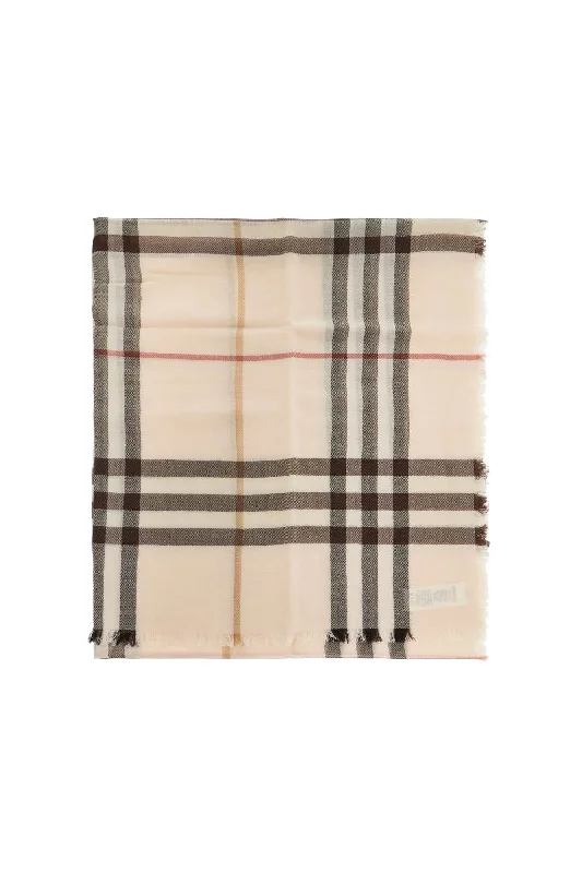 Mens Scarf Online-Burberry Ered Wool Scarf For Men And Women