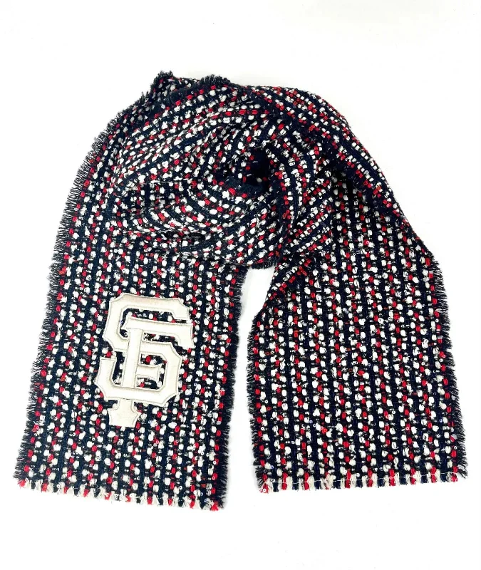 Scarves for weekend getaways -New Gucci SF Giant  Wool Blend Long Scarf