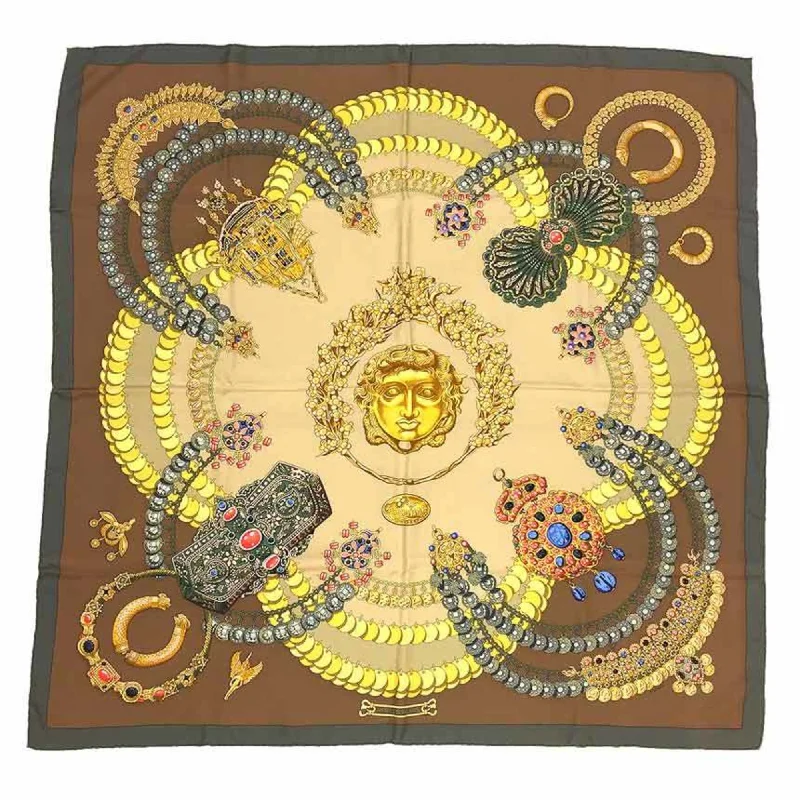 Scarves made of wool -Hermes    Silk Scarf (Pre-Owned)