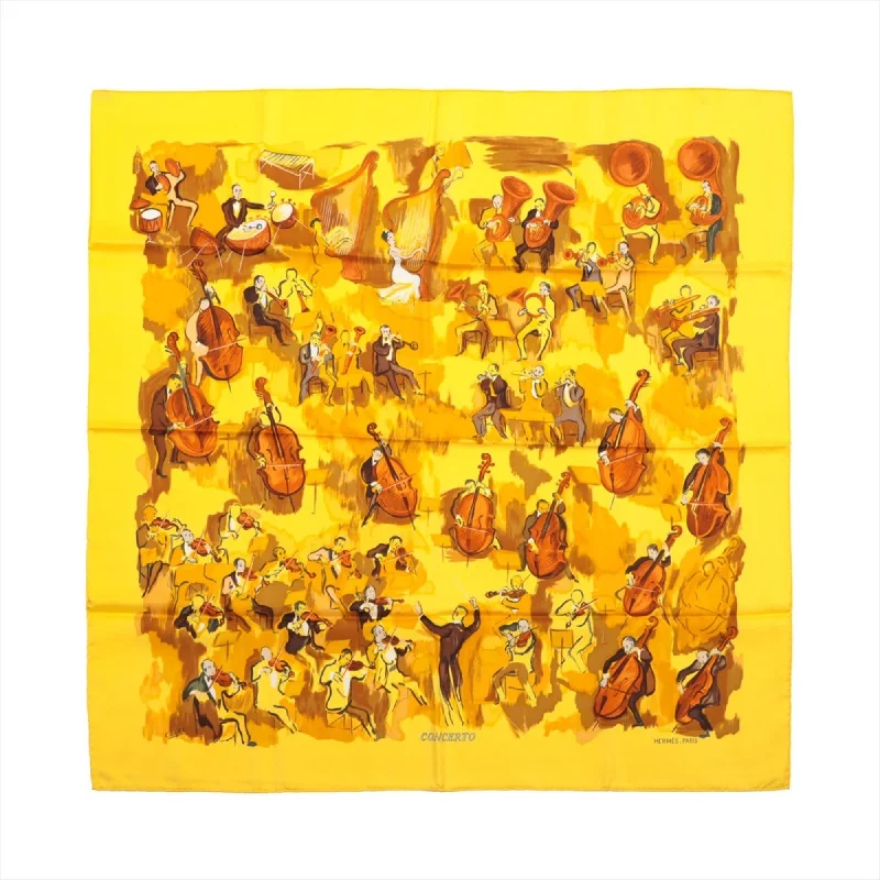 Scarves with bohemian vibe -Hermes  Silk Scarf (Pre-Owned)