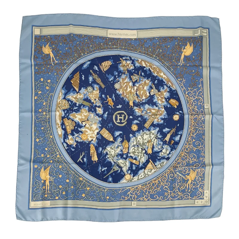 Scarves with Asian prints -Hermes  Silk Scarf (Pre-Owned)