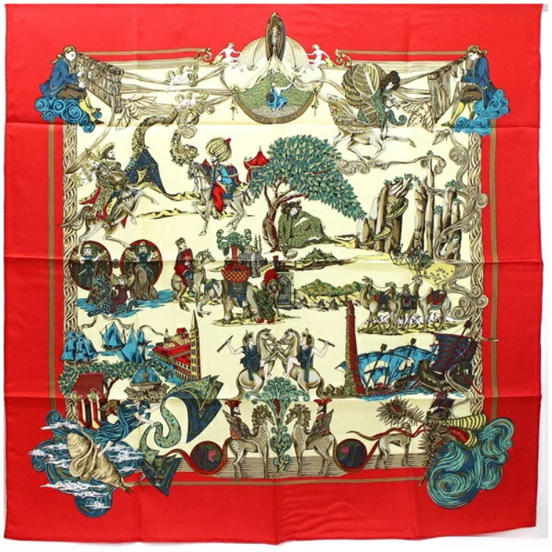 Scarves with polka dots -Hermes  Silk Scarf (Pre-Owned)