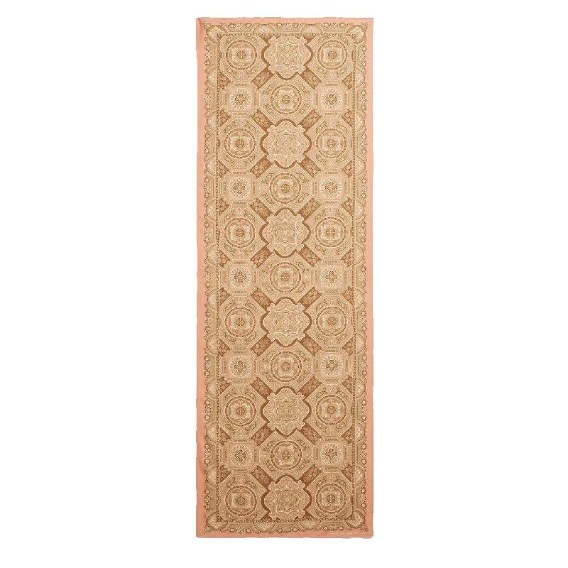 Scarves with retro patterns -RRL by Ralph Lauren Medallion-Print Cotton Scarf Faded Pink / Cream / Brown