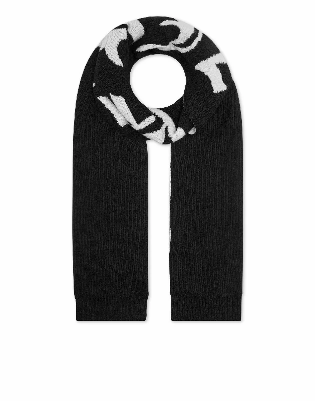 Mens Scarf Machine-Washable-Wool Scarf Gothic Plein