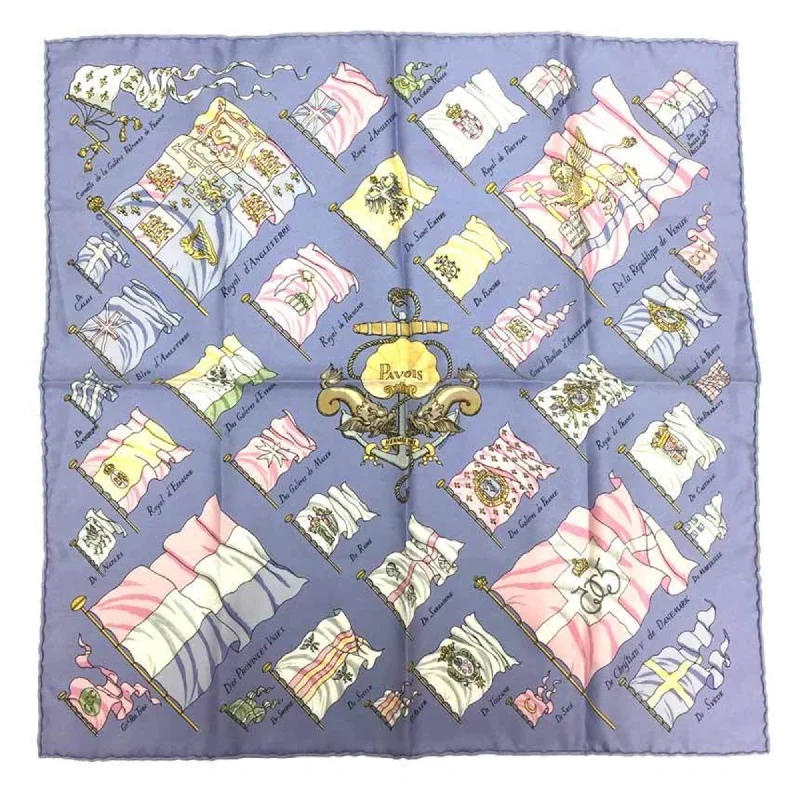 Scarves with tropical prints -Hermes Silk Scarf (Pre-Owned)