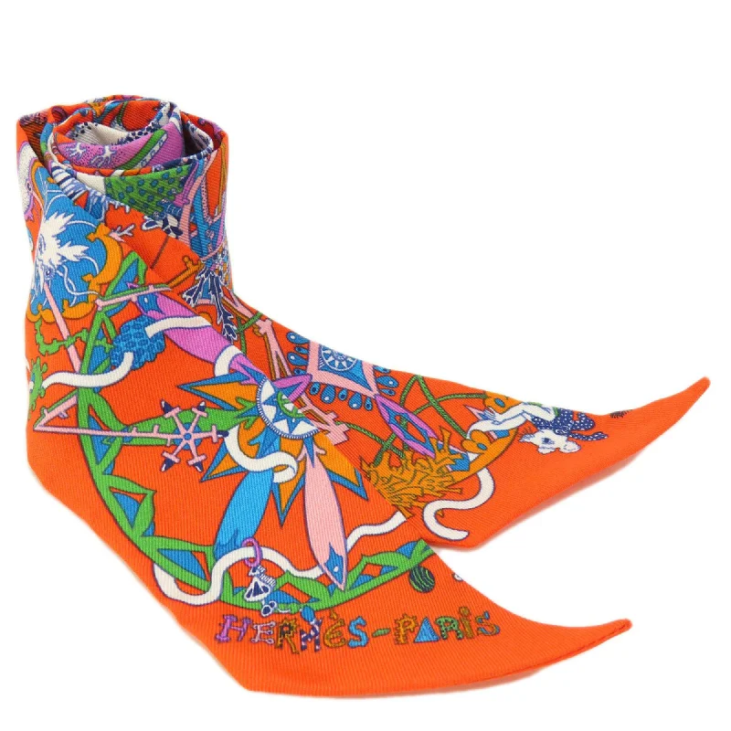 Scarves with modern twists -Hermes  Silk Scarf (Pre-Owned)