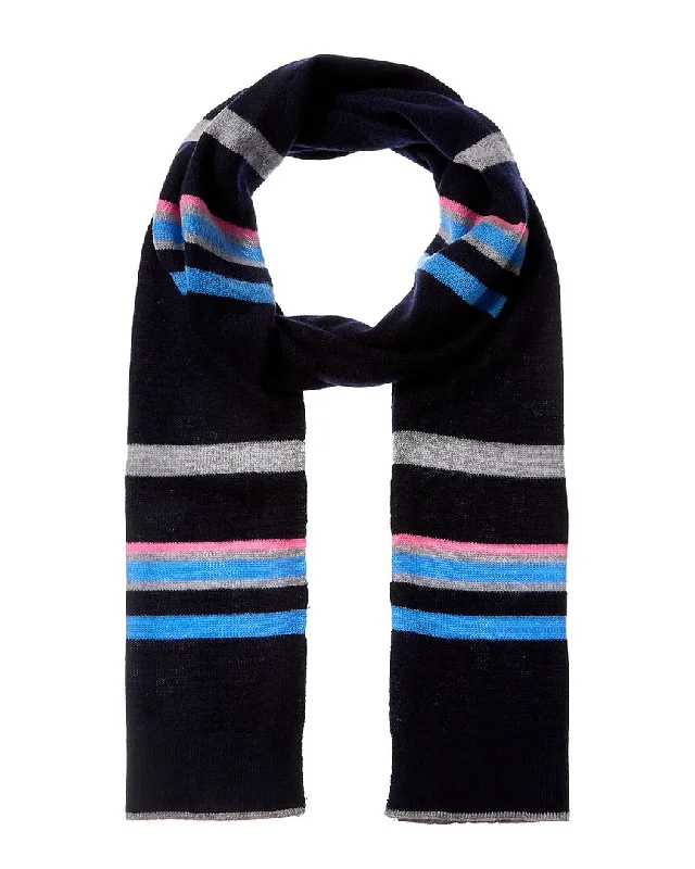 Scarves for quick trips -Hannah Rose Stripe Cashmere Scarf