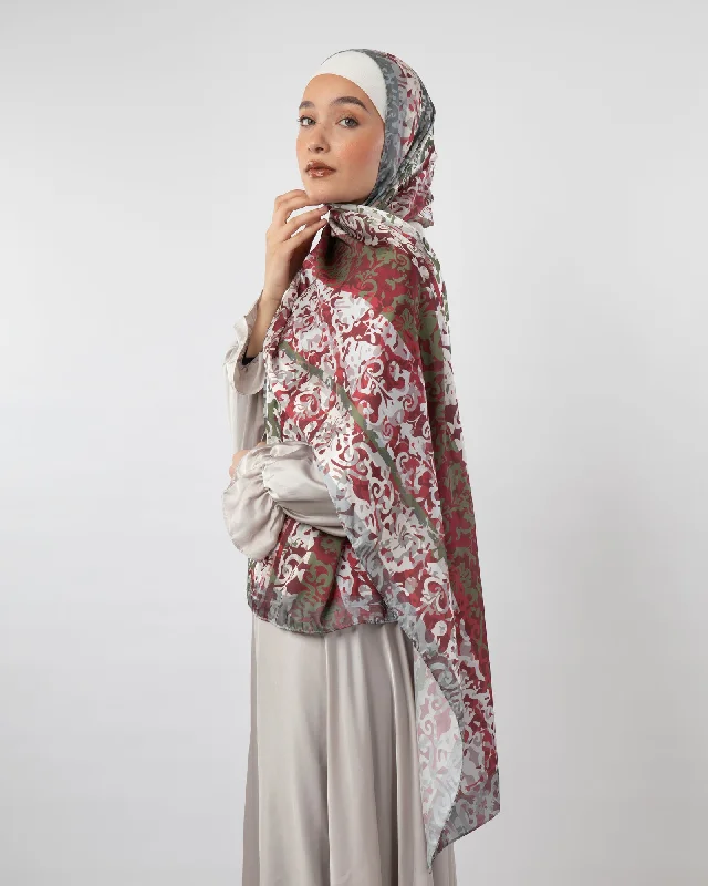 Scarves for cultural festivals -Printed Satin Scarf