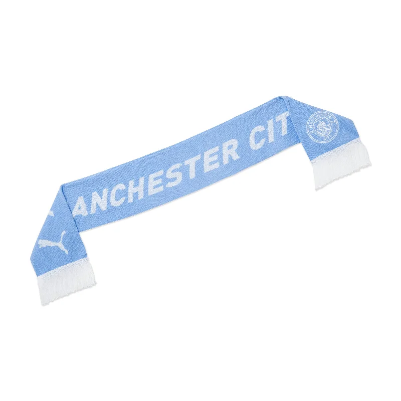 Scarves with tribal vibes -PUMA Unisex Manchester City ftblESSENTIALS Scarf