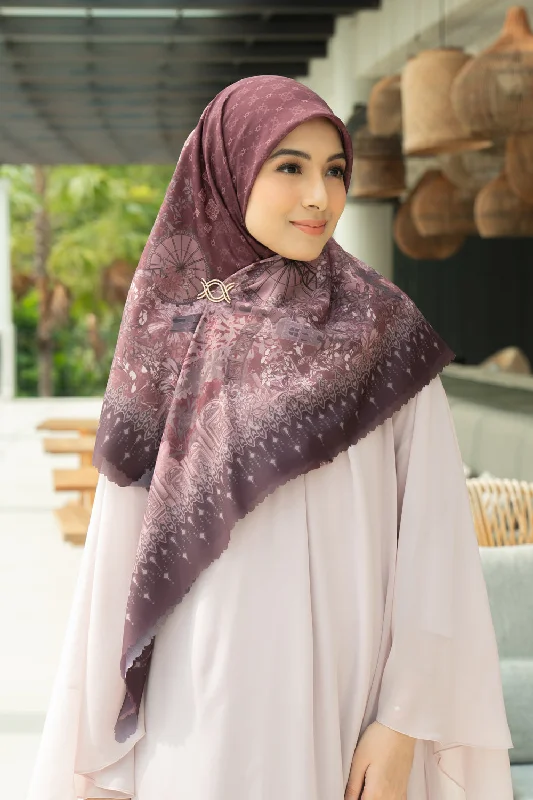 Neck Scarves elegant-Cassia Scarf Syar'i Mahogany