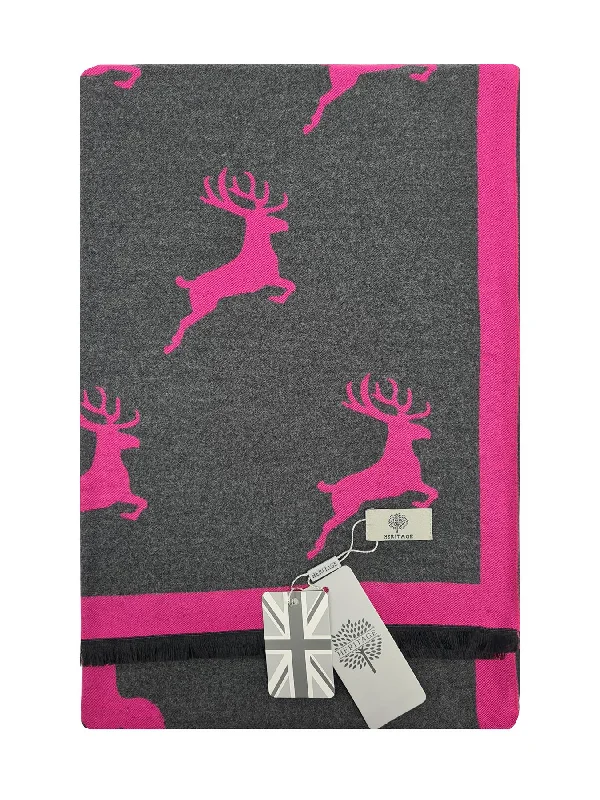 Scarves for snug outfits -Hazy Blue New Heritage Collection Women's Scarves  - STAG