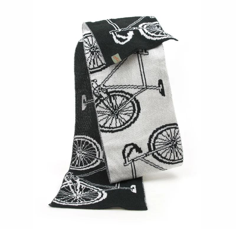 Scarves with smooth velvet -SCARVES - BIKE - EXTRA FINE MERINO WOOL