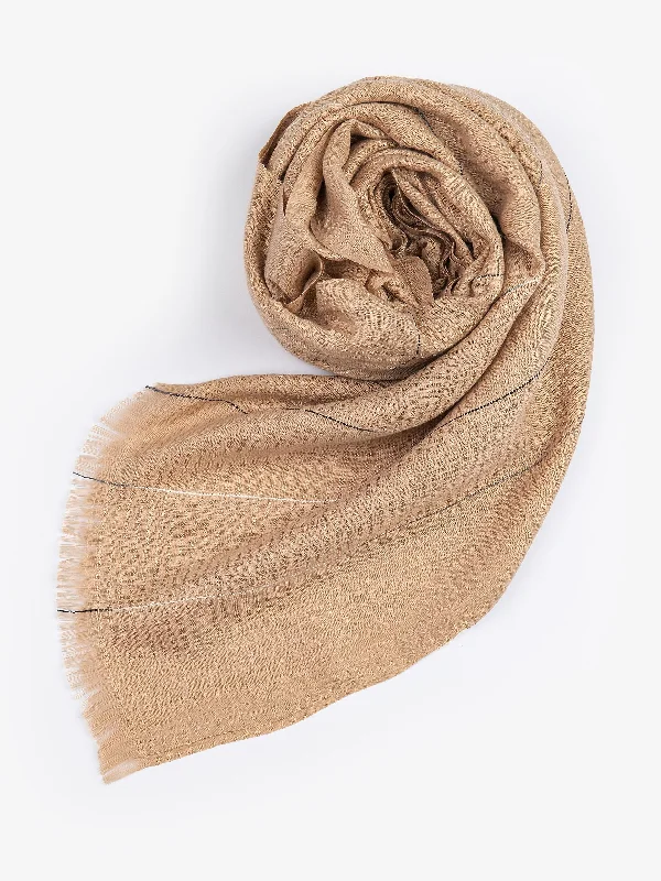 Shawls with warm tones-Dyed Viscose Scarf