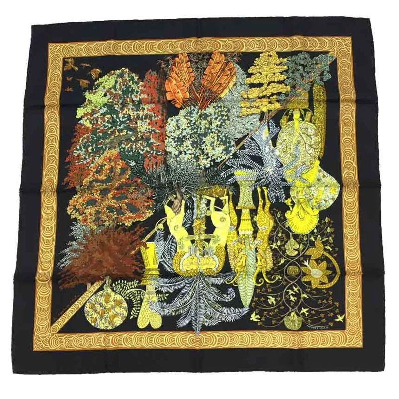 Scarves with fun fringes -Hermes  Silk Scarf (Pre-Owned)