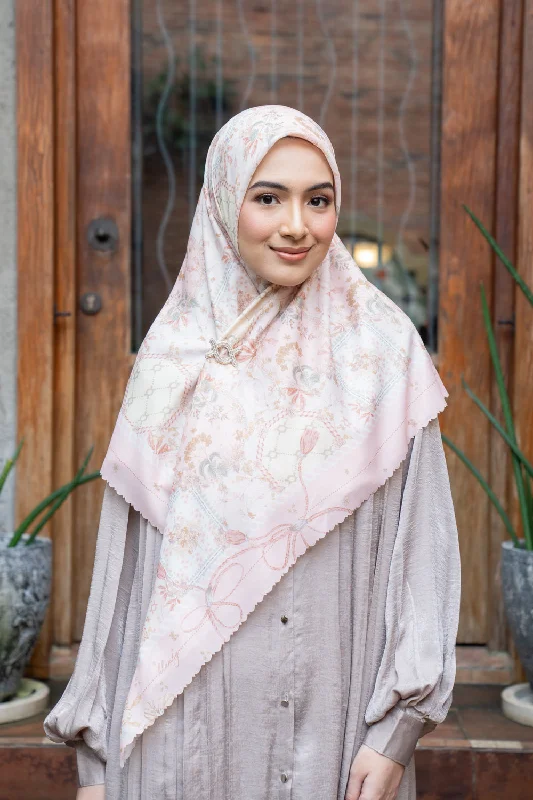 Neck Scarves evening-Jennia Scarf Syar'i Nectarine Mist