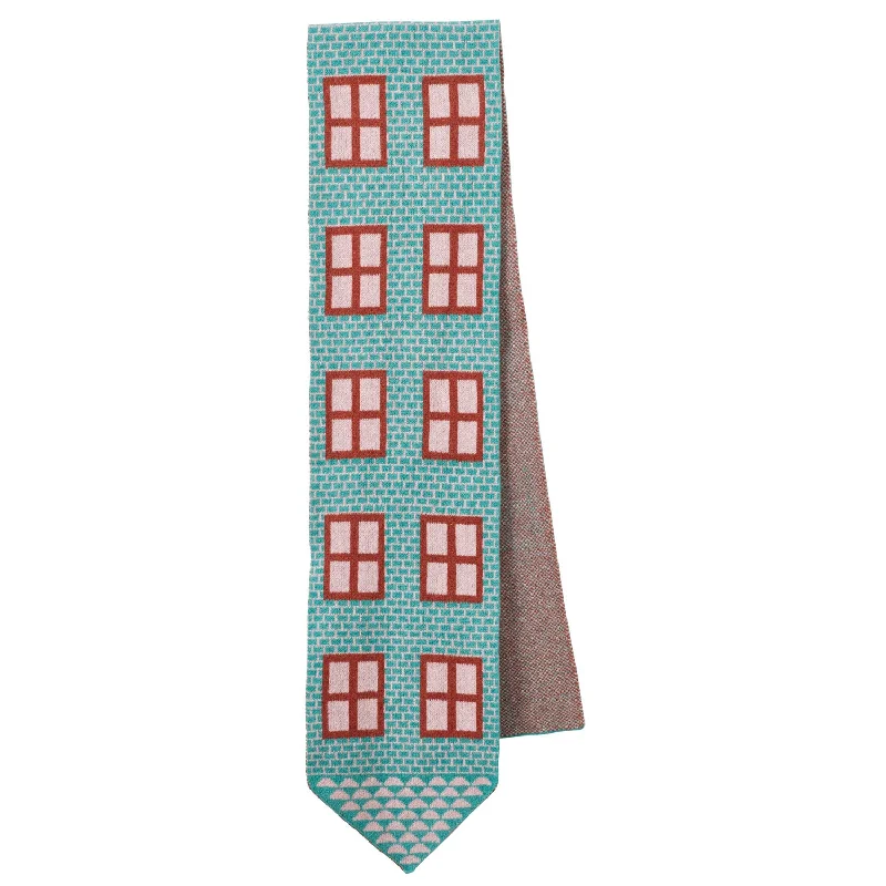 Scarves for retro outfits -House Shaped Scarf - Shamrock