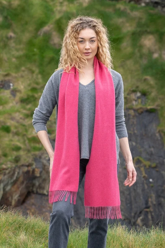 Scarves in light styles -100% Cashmere Scarf | Pink